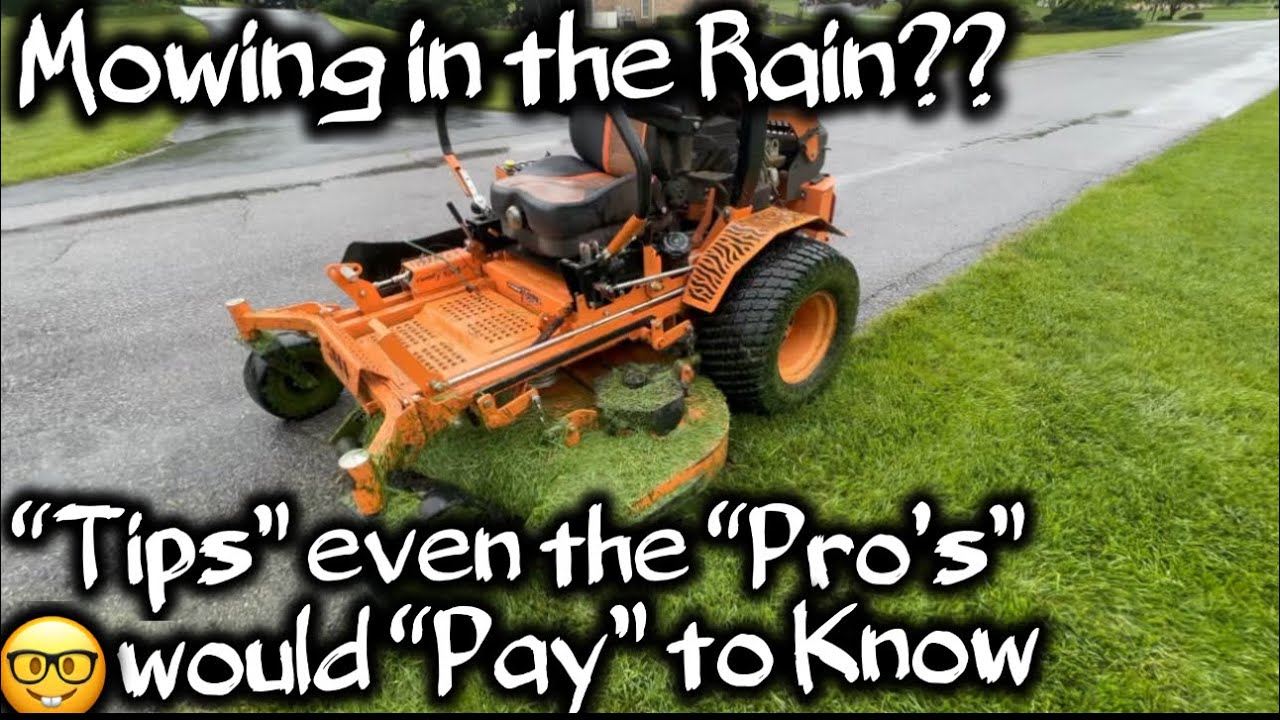 Mowing “Wet Grass” is EASIER when you LEARN this… // Scag Turf Tiger 2