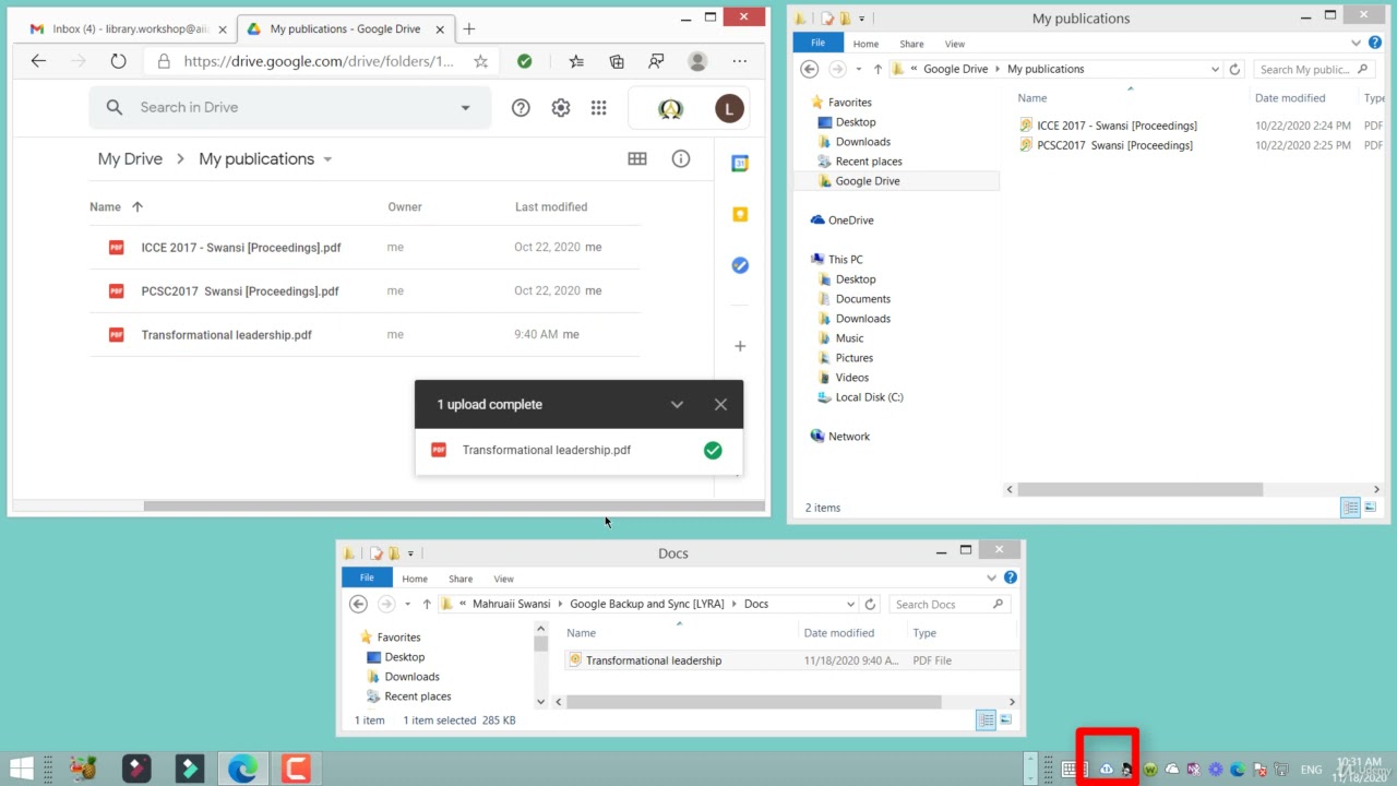 Backup and Sync #10 -- Uploading and deleting files from Google Drive
