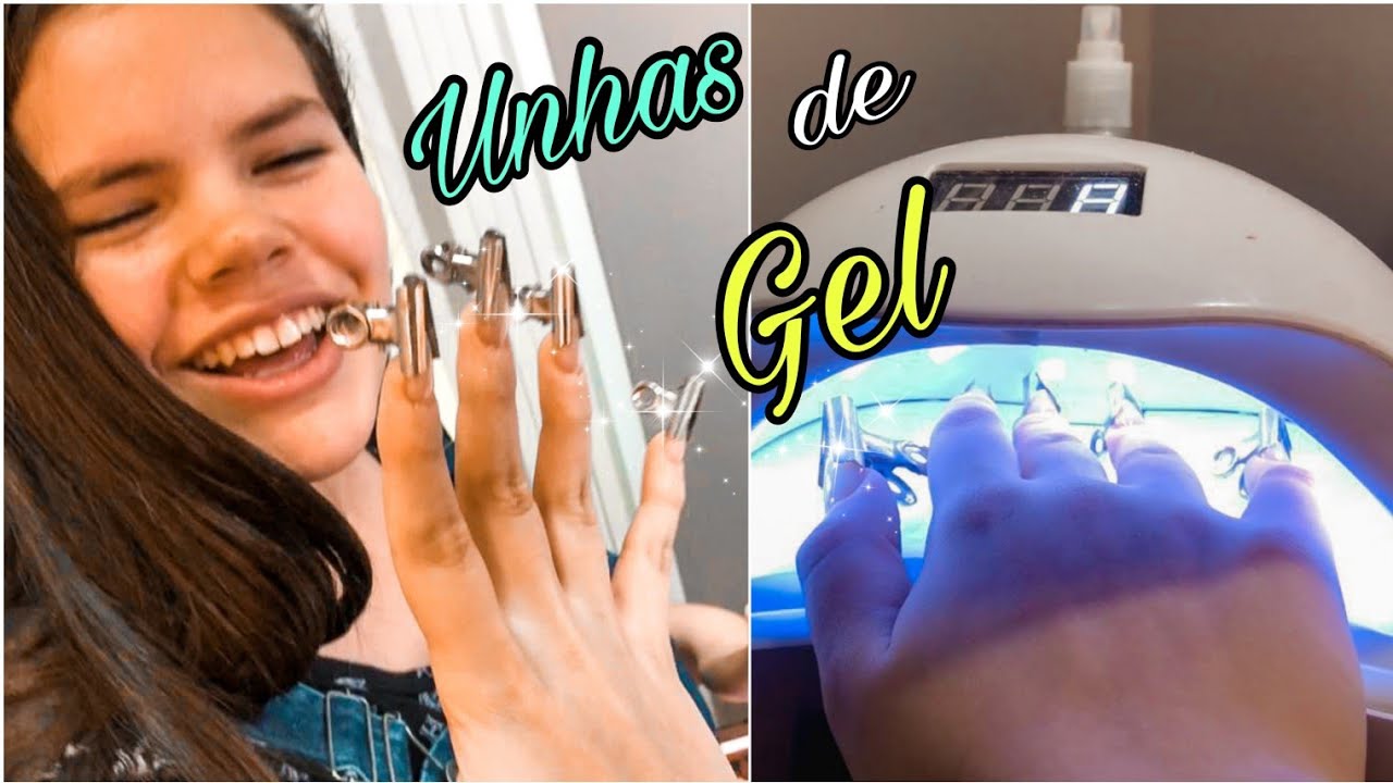 FAZENDO MINHAS UNHAS NO GEL MOLDADO - Manuzinha Star