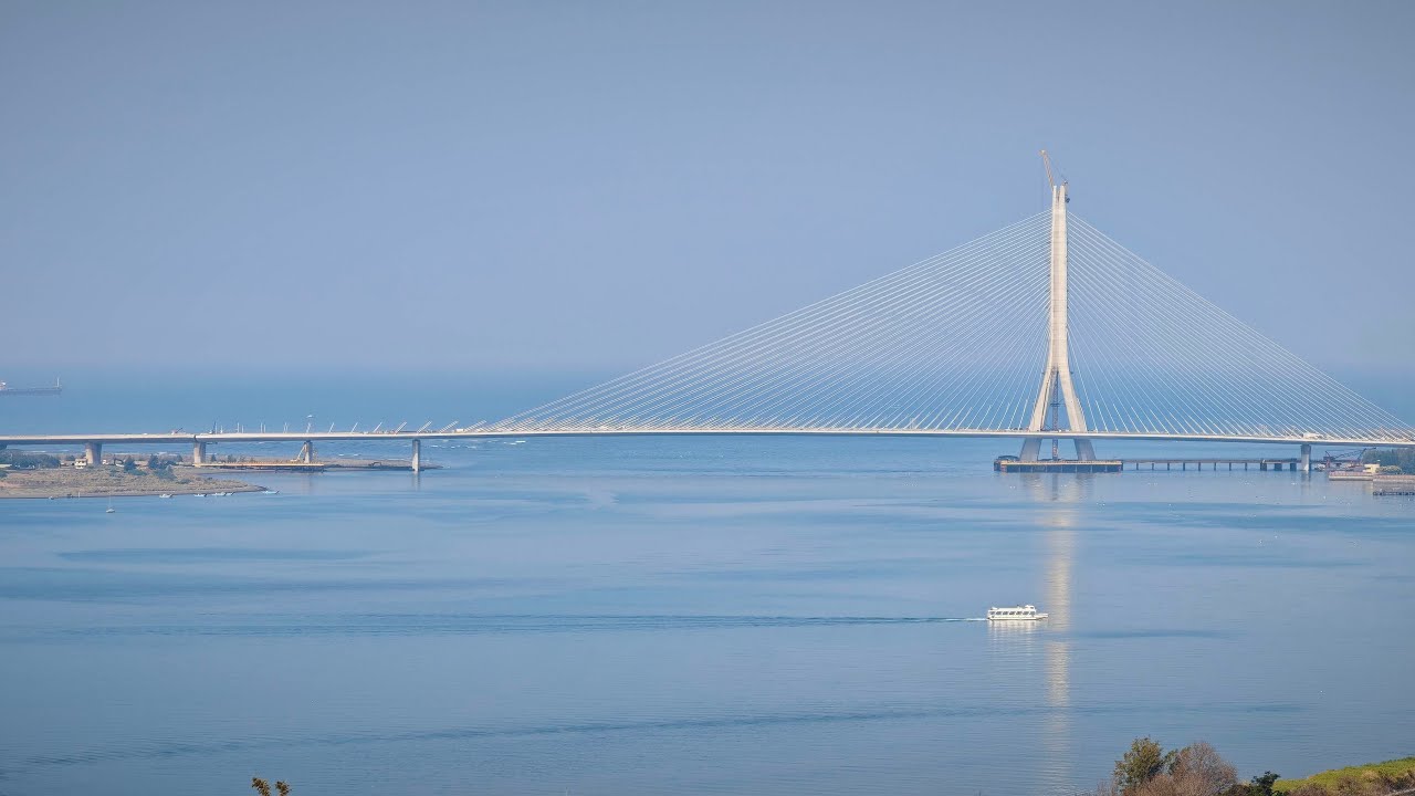 淡江大橋即時畫面02.12台灣最新地標！世界第一單塔斜張橋 The world's longest single-tower, asymmetric cable-stayed bridge