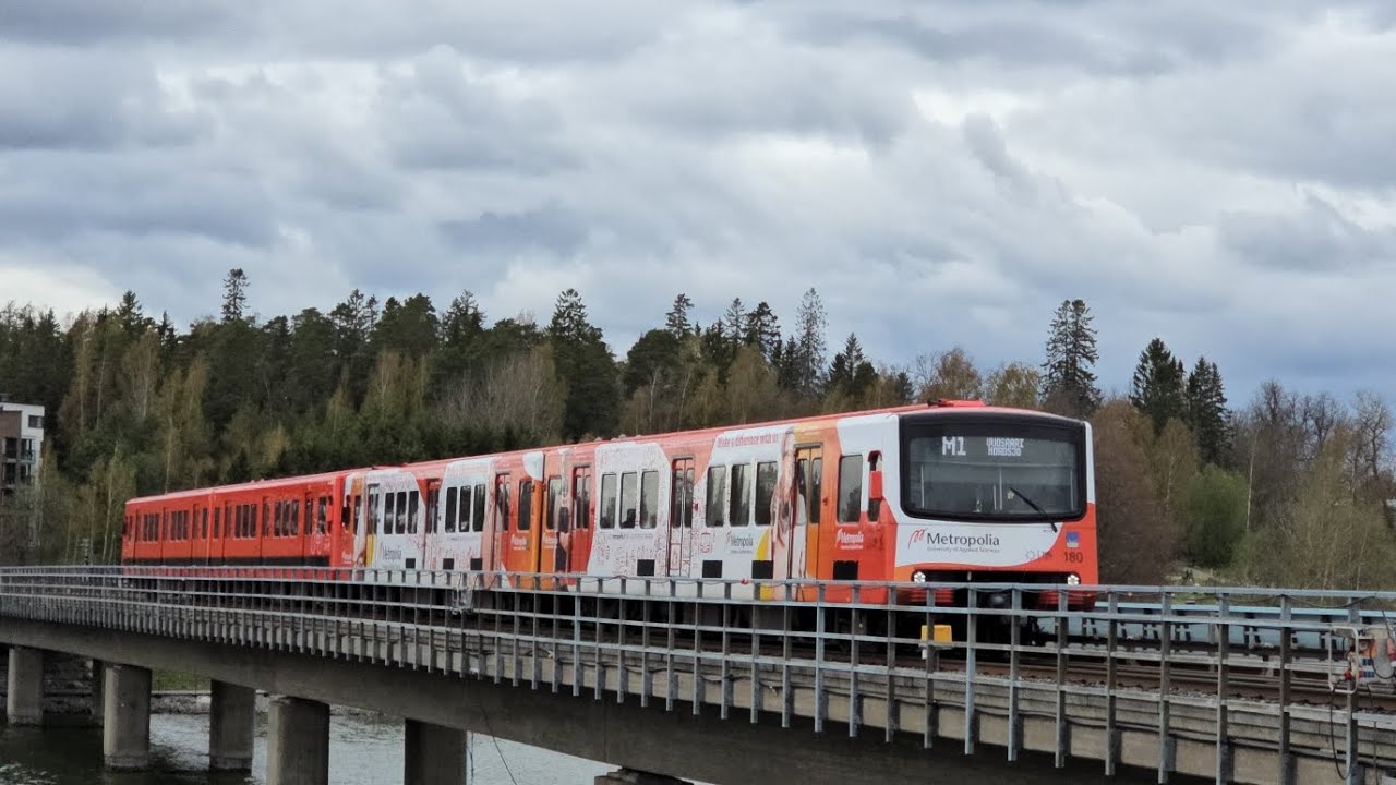 Metro Helsinki|Mitfahrt im M100 auf der M1 von Kivenlahti bis Vuosaari