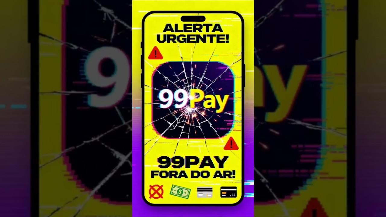 URGENTE: 99PAY FORA DO AR HOJE (15/10)! VEJA O ERRO OFICIAL QUE ESTÁ APARECENDO!