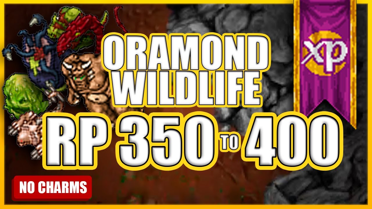 RP 350 to 400 &ndash; Oramond Wildlife [XP] | Where to hunt Paladin | Tibia