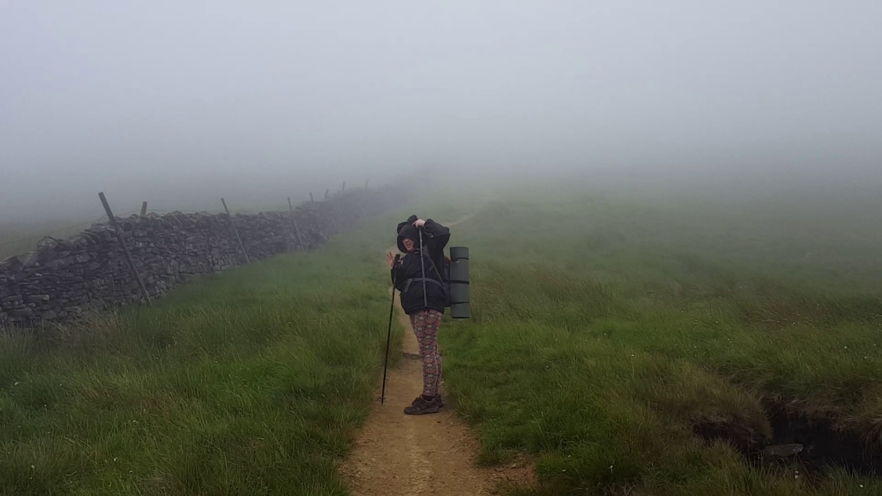 Wind And Low Cloud On Buckden Pike