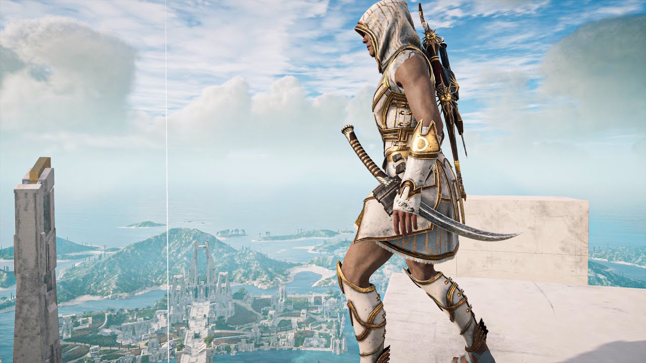 Assassin's Creed Odyssey - Master Isu Assassin Stealth Kill & Action Combat in Atlantis