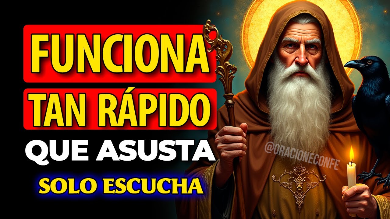 🛑 REZA ESTA PODEROSA ORACIÓN A SAN BENITO, Y TODO MAL SERÁ EXPULSADO DE TU VIDA PARA SIEMPRE