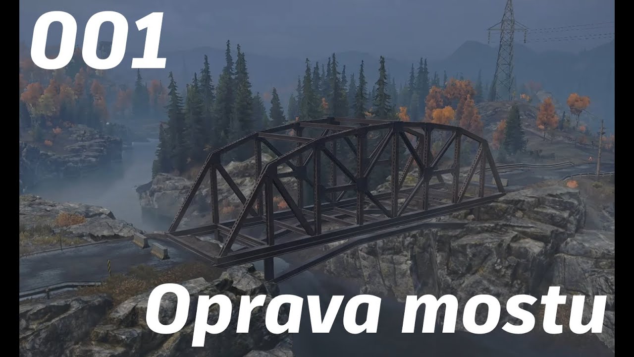 Snowrunner SK / CZ Michigan- Oprava mostu. *001