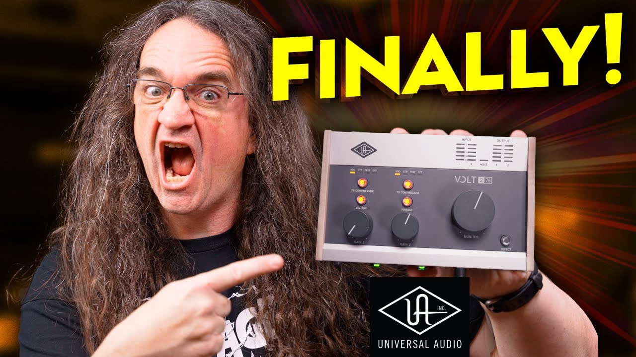 Home Recording just got EASIER!  Universal Audio VOLT