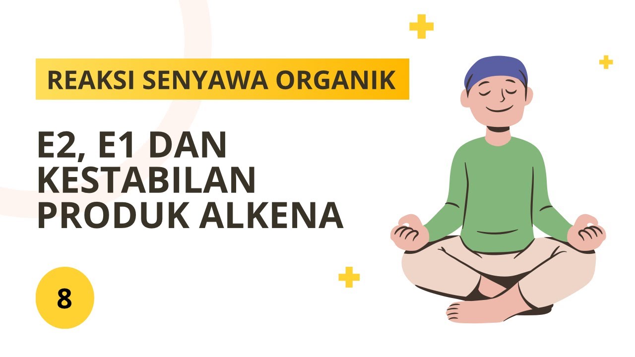 Reaksi Senyawa Organik - Eliminasi 2, Eliminasi 1 dan Kestabilan Produk Alkena. Penjelasan, Contoh