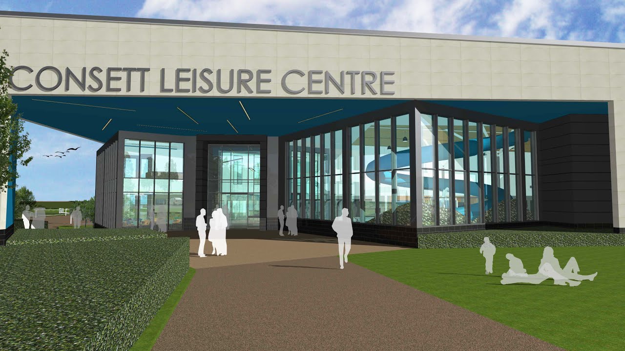 Consett Leisure Centre and Academy fly through video