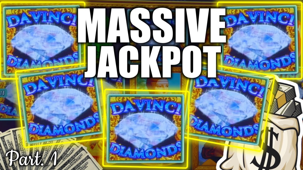 MY BIGGEST JACKPOT on DAVINCI DIAMONDS SLOT MACHINE! MASSIVE $100 A SPIN JACKPOT