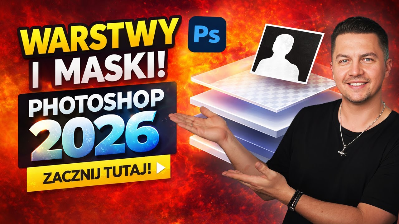 Warstwy i Maski ! | Absolutne Podstawy Photoshopa | #photoshop2026