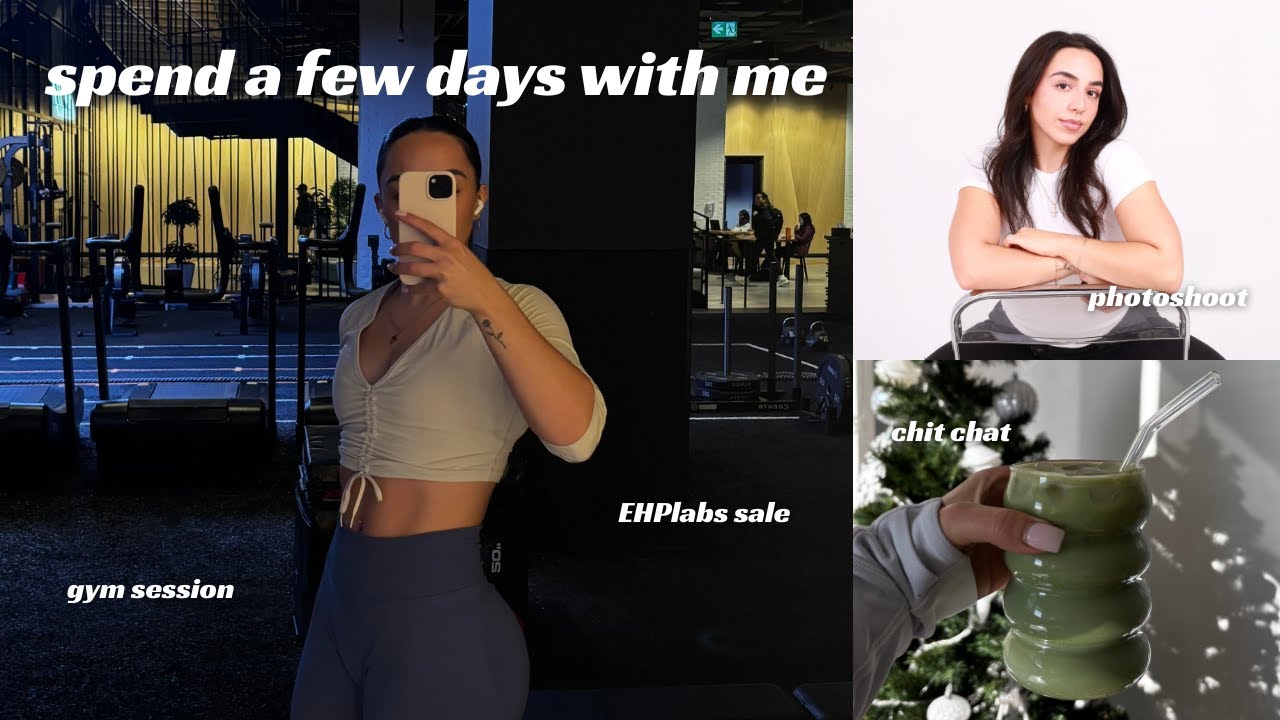 spend a few days with me | my hyrox experience, gym sessions, photoshoot 📸