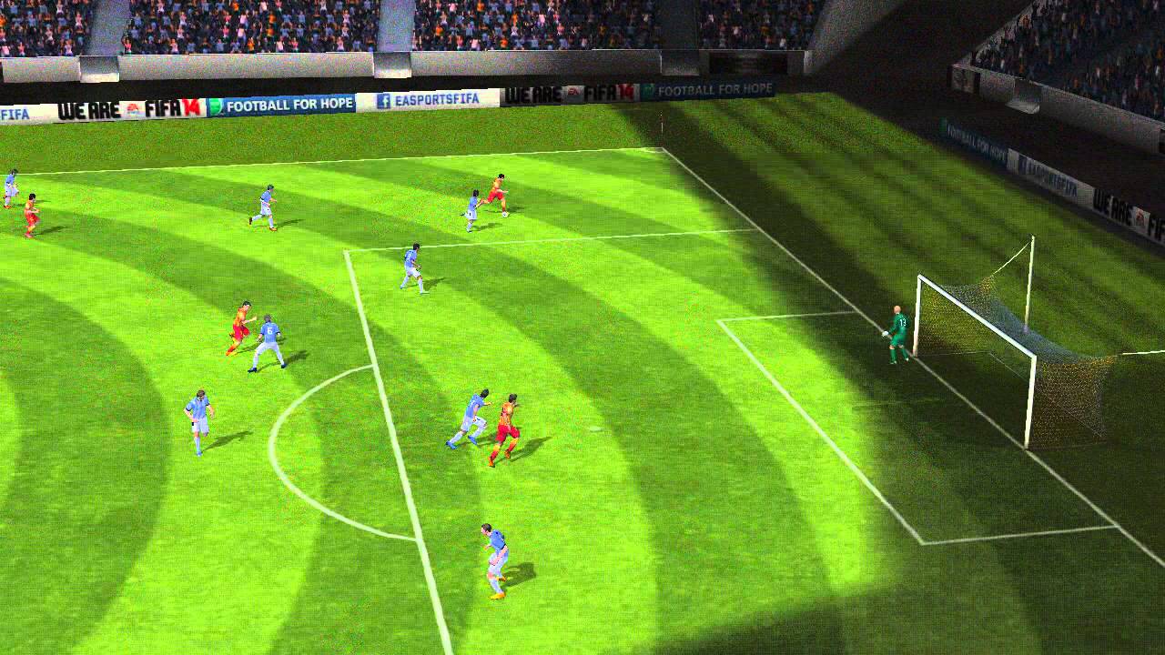 FIFA14 Android - M&aacute;lagaCF VS FCBarcelona