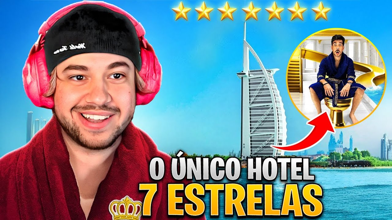 UMA NOITE NO MELHOR HOTEL DO MUNDO ( 7 ESTRELAS!) - React Balian
