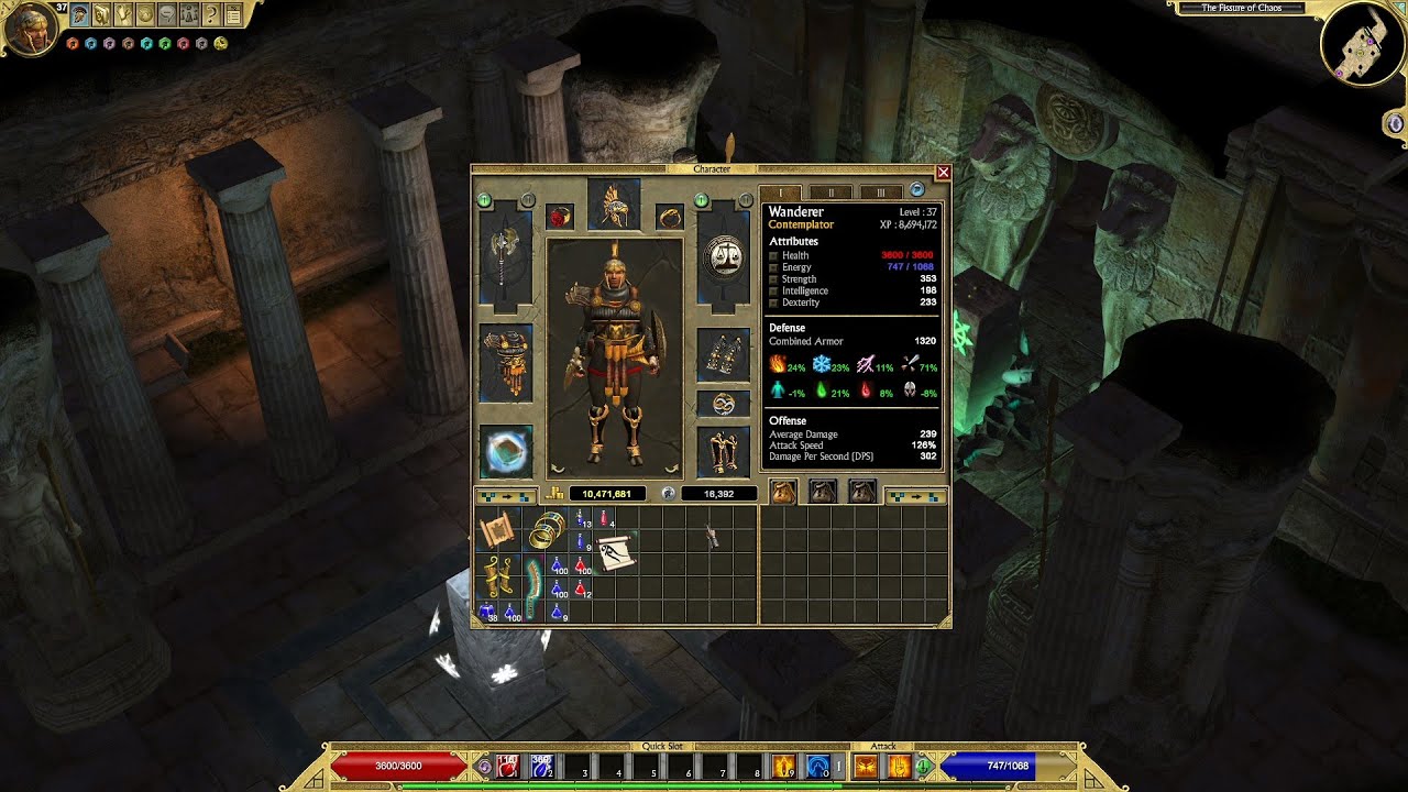 Titan Quest Anniversary Edition -Chaos Dungeon Under 5 minutes(Normal Difficulty )With All Curses
