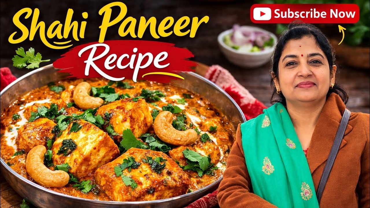 रेस्टोरेंट जैसा शाही पनीर घर पर कैसे बनाएं | Shahi Paneer Recipe How to Make Shahi Paneer at Home |
