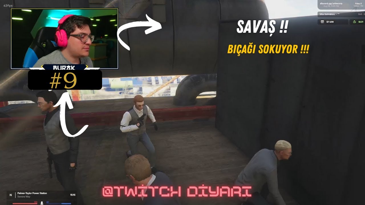 Vito Salvatore - S9-2\#9 BIÇAĞI SOKUYOR ( ÇATIŞMA !!!) #roleplay#fivem#PrimeV
