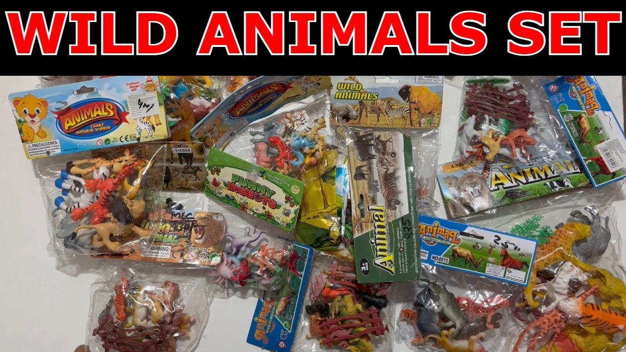 Plastic Wild Animals Set | New Wild Animal toy set | Wild Animal set | Latest animal set