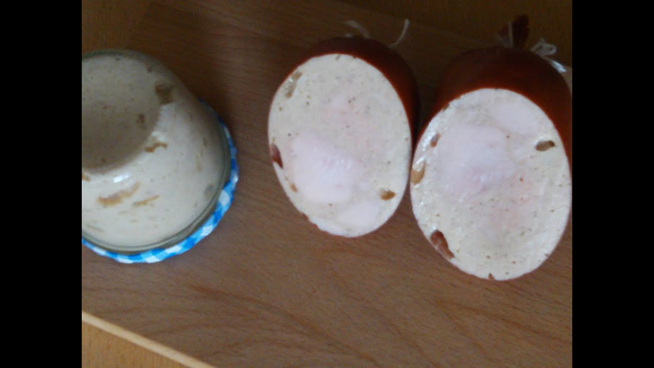 Gefl&uuml;gel Bierschinken Wurstherstellung