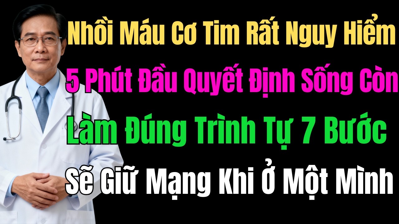 Làm Gì Khi Nhồi Máu Cơ Tim Lúc Bạn Ở Một Mình - 7 Bước Sinh Tồn Có Thể Cứu Mạng
