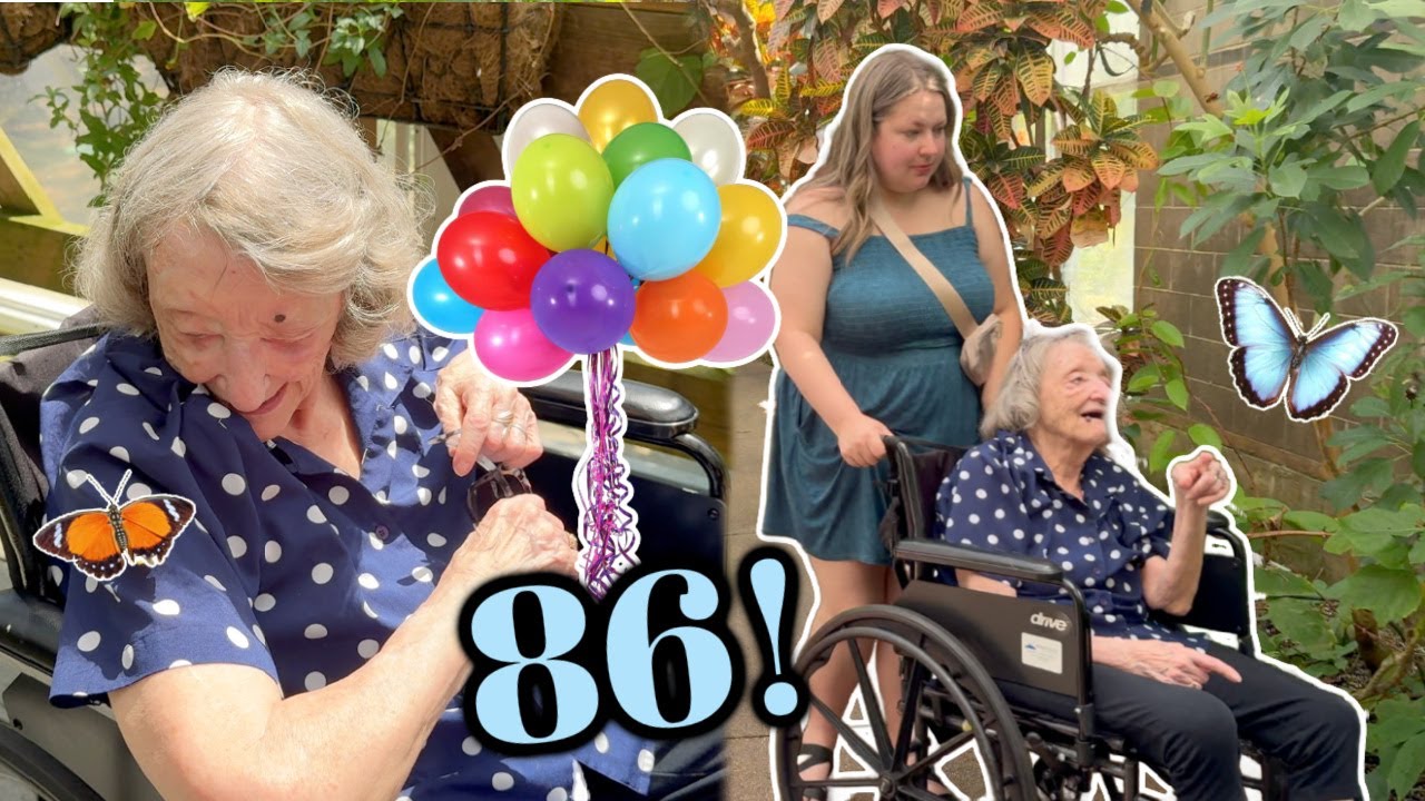 GRANDMA IS 86: Magical Day with Butterflies!
