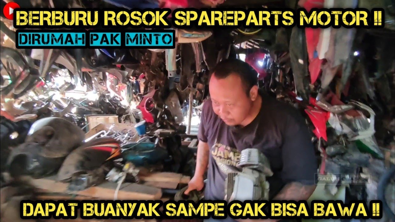 BERBURU ROSOK PAKAI MOGE ‼️DAPAT BUANYAK SPAREPARTS YANG DICARI ‼️SAMPE GAK BISA BAWA