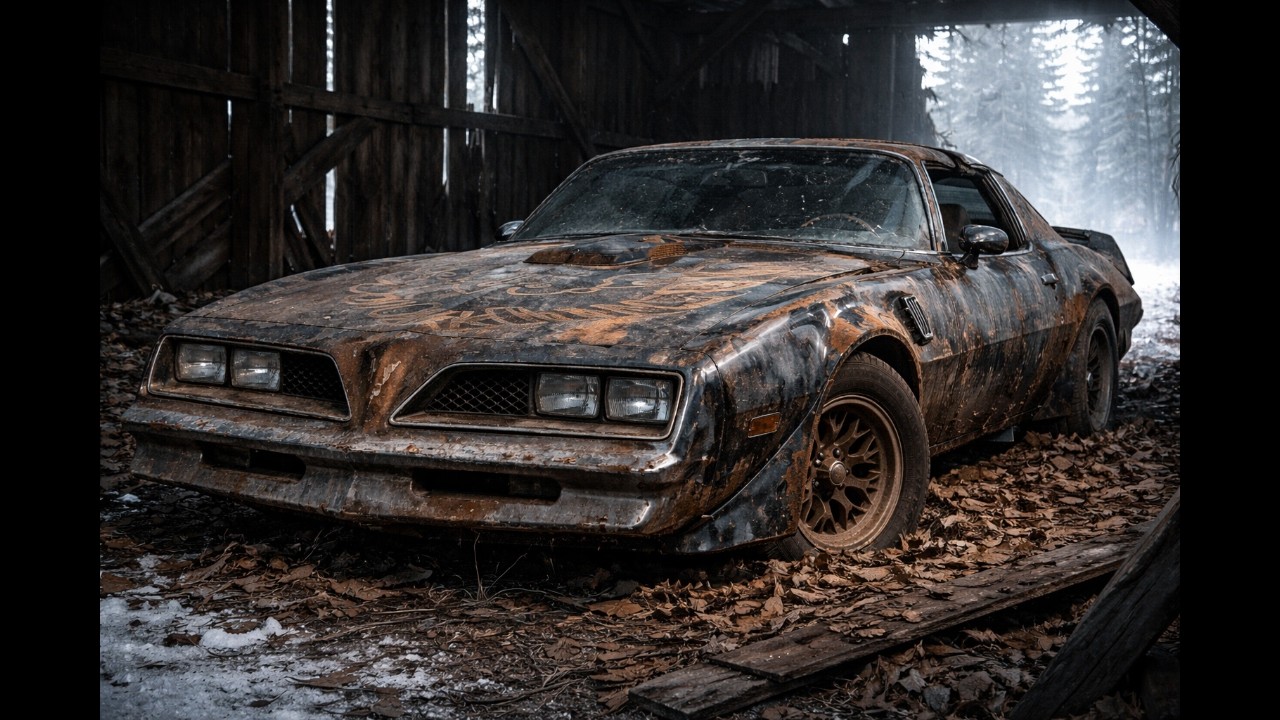 1977 Pontiac Trans Am “Bandit” Full ASMR Restoration | Black & Gold Rebuild