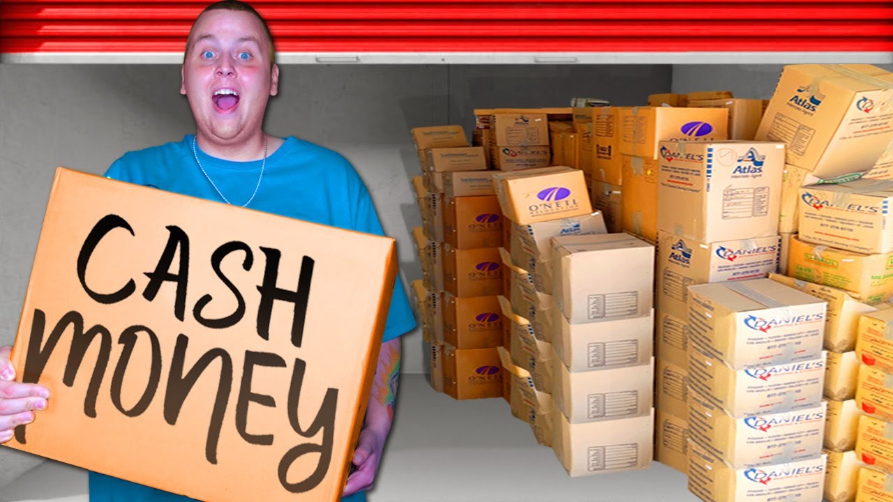 I Bought The BEST Storage Unit EVER! MONEY Floor To Ceiling!