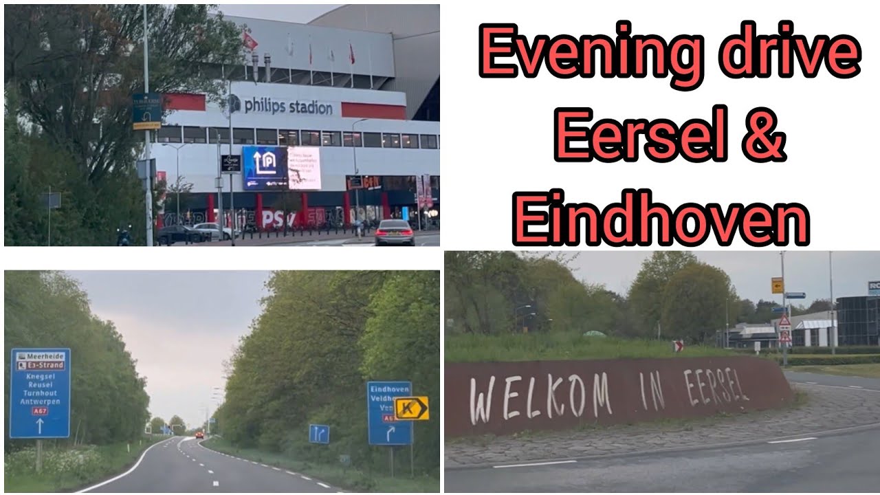 Eersel & Eindhoven driving video Southern Holland #netherlands #holland #eindhoven #eersel #driving 