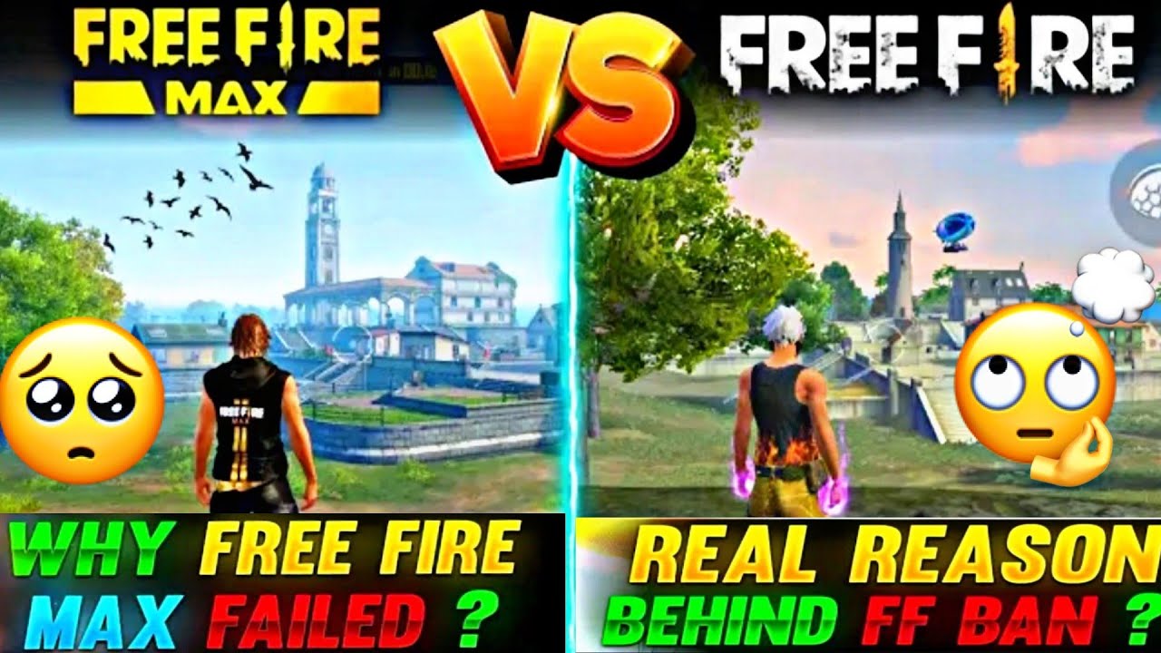 Free Fire Max VS Free Fire ll  Full Comparison😱🔥 Which Is Better ? - Free Fire India Official