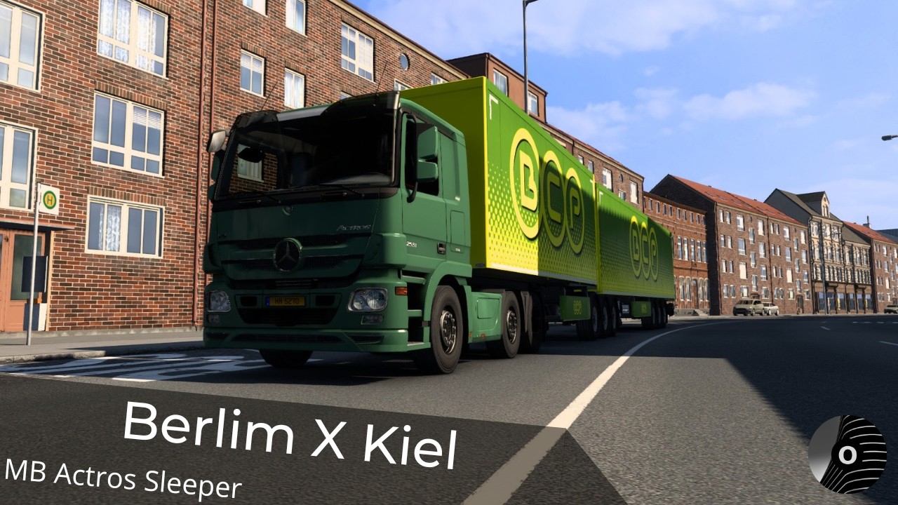 ETS2 - BERLIM x KIEL com o MB ACTROS SLEEPER! Baterias Usadas de Carros - BCP