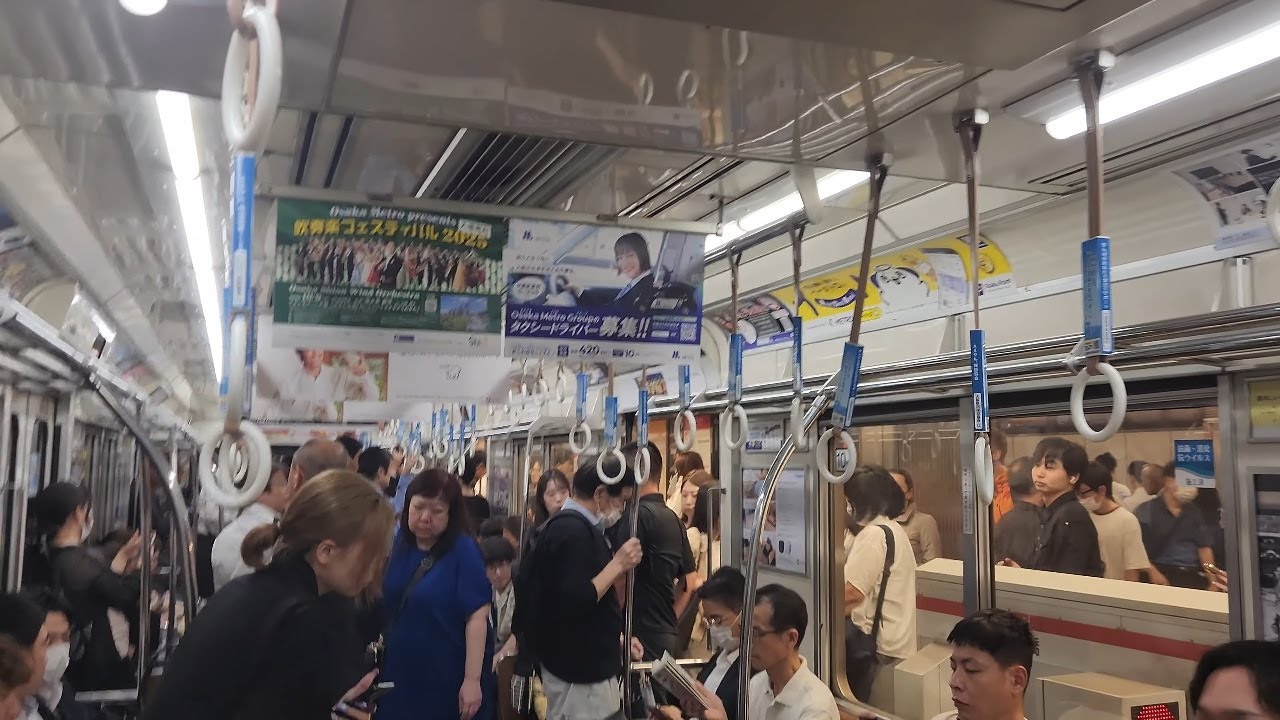 [4K60 OCT 2025 RECORDING] Ride on Osaka Metro Midosuji Line 21 Series from Shin-Osaka to Hommachi