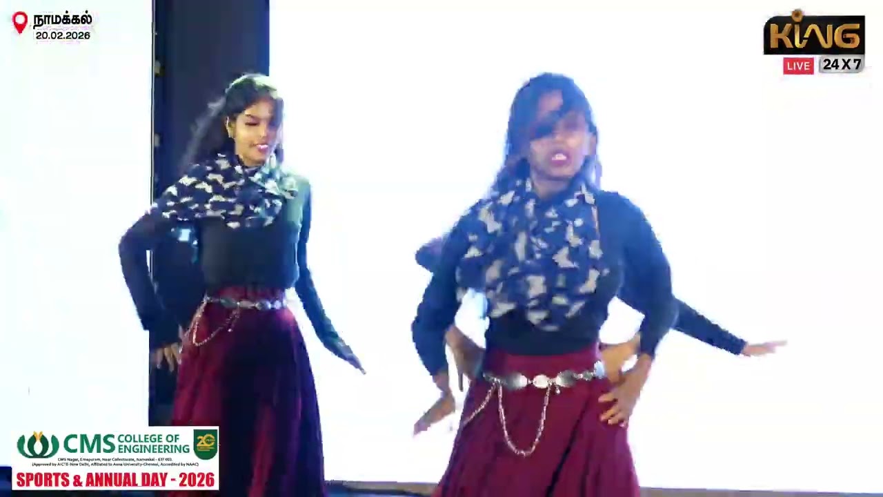 Manogari Song | Amazing Dance Performance | CMS College Of Engineering Annual Day & Sports Day