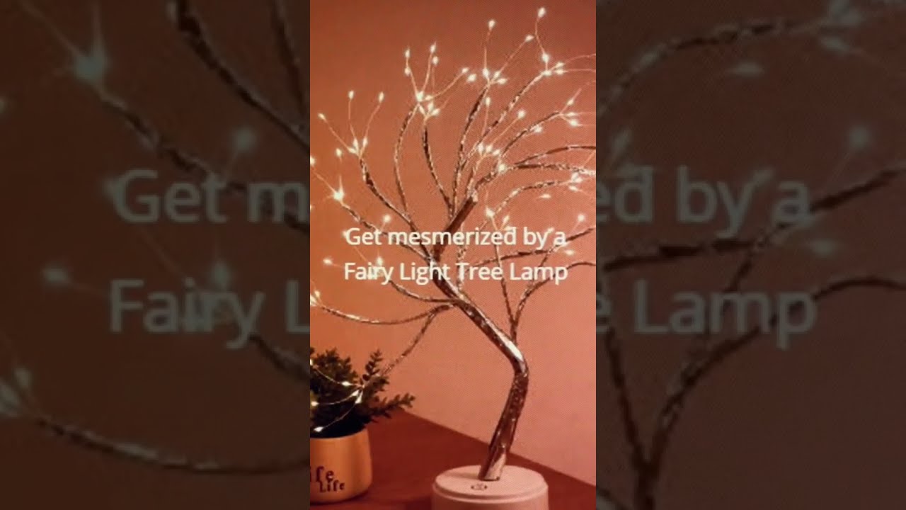 Bring the Magic Home with the Fairy Light Tree Lamp