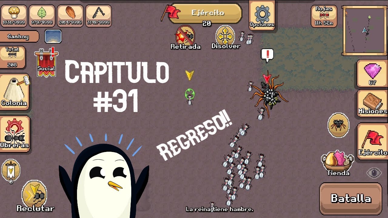 El regreso de la Araña de Navidad!! y clan nivel 5 || Capitulo 31 || Pocket Ants