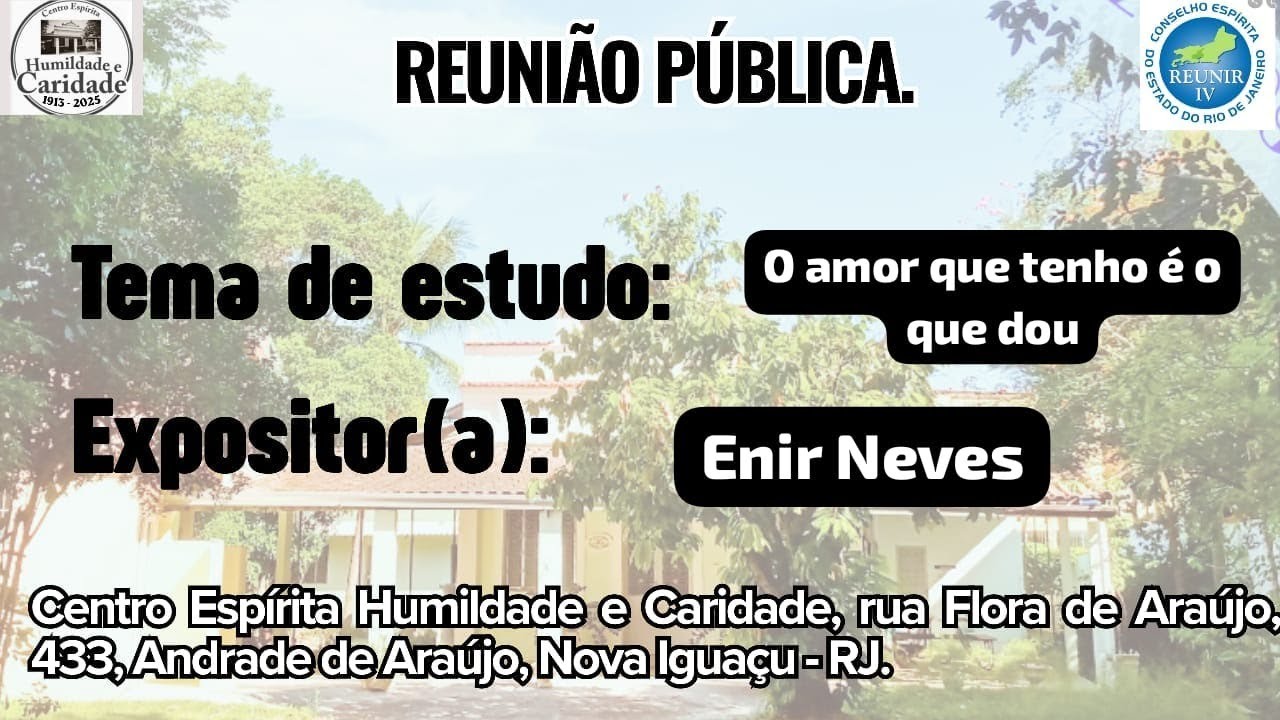 O amor que eu tenho é o amor que eu dou com Enir Neves