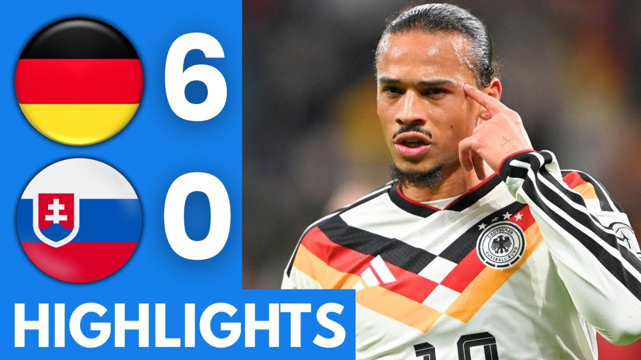 Germany vs Slovakia (6-0) Highlights | UEFA World Cup Qualifiers 2025/26