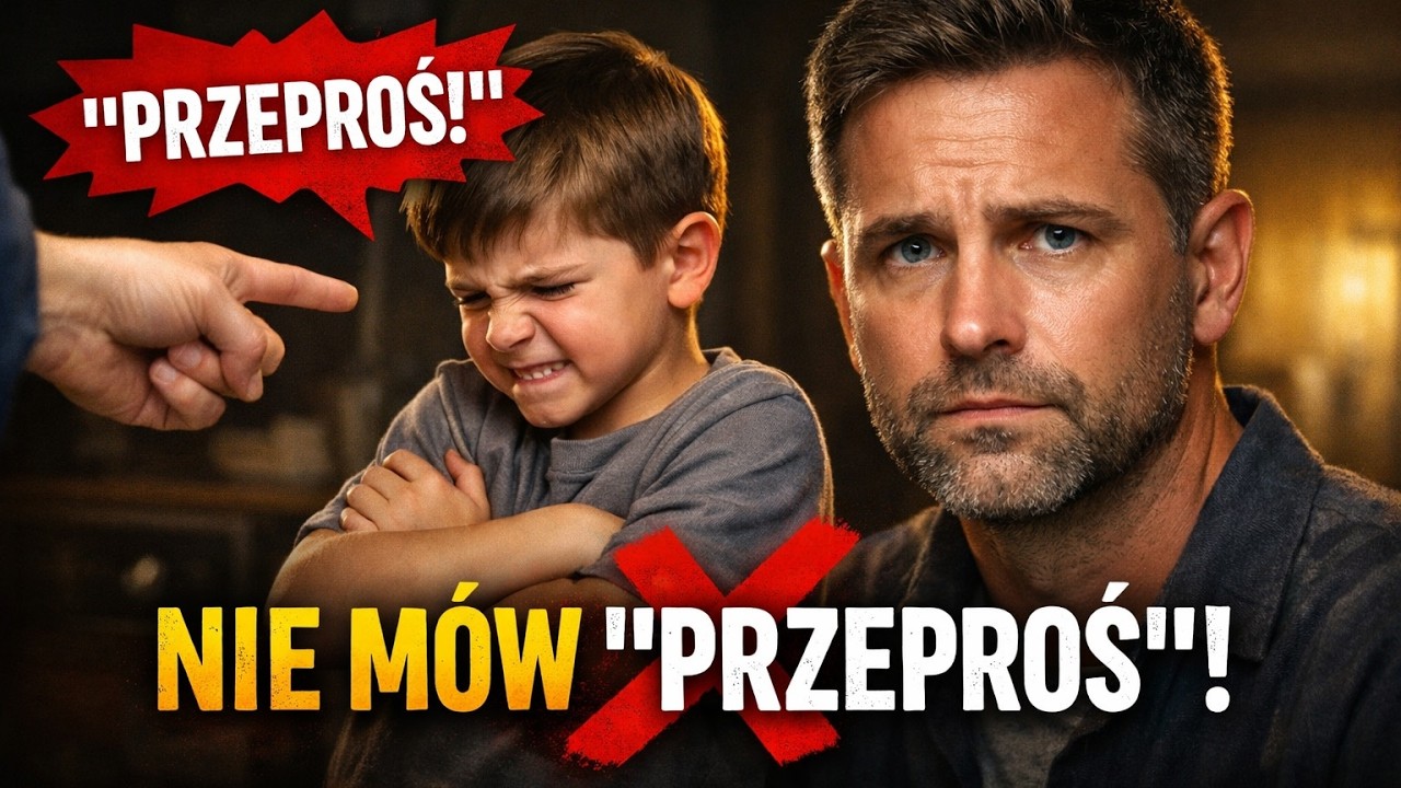 NIGDY nie mów 'PRZEPROŚ'! Ta 1 FRAZA nauczy dziecko odpowiedzialności