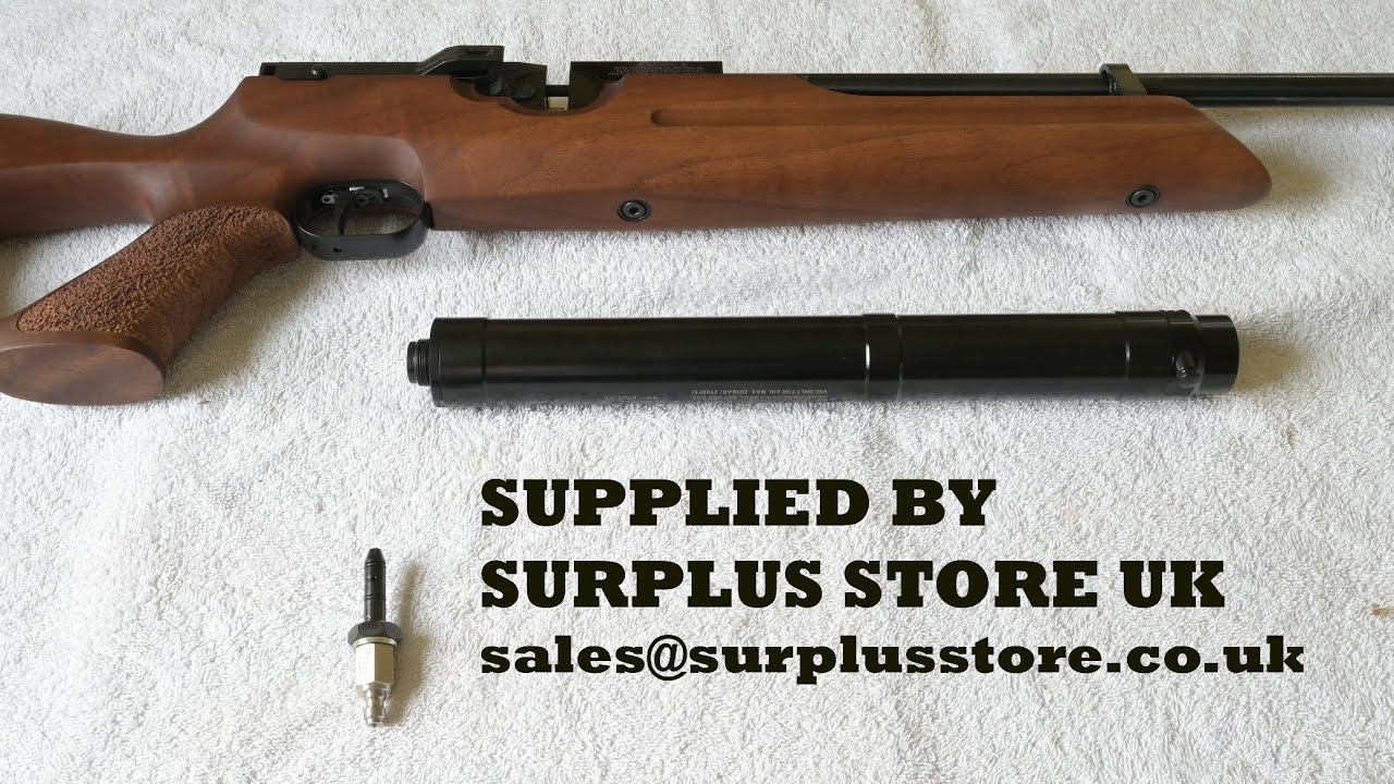 Filling up the air cylinder of a Weihrauch HW100T with a Hill Mk5 manual pump : 4K Widescreen.