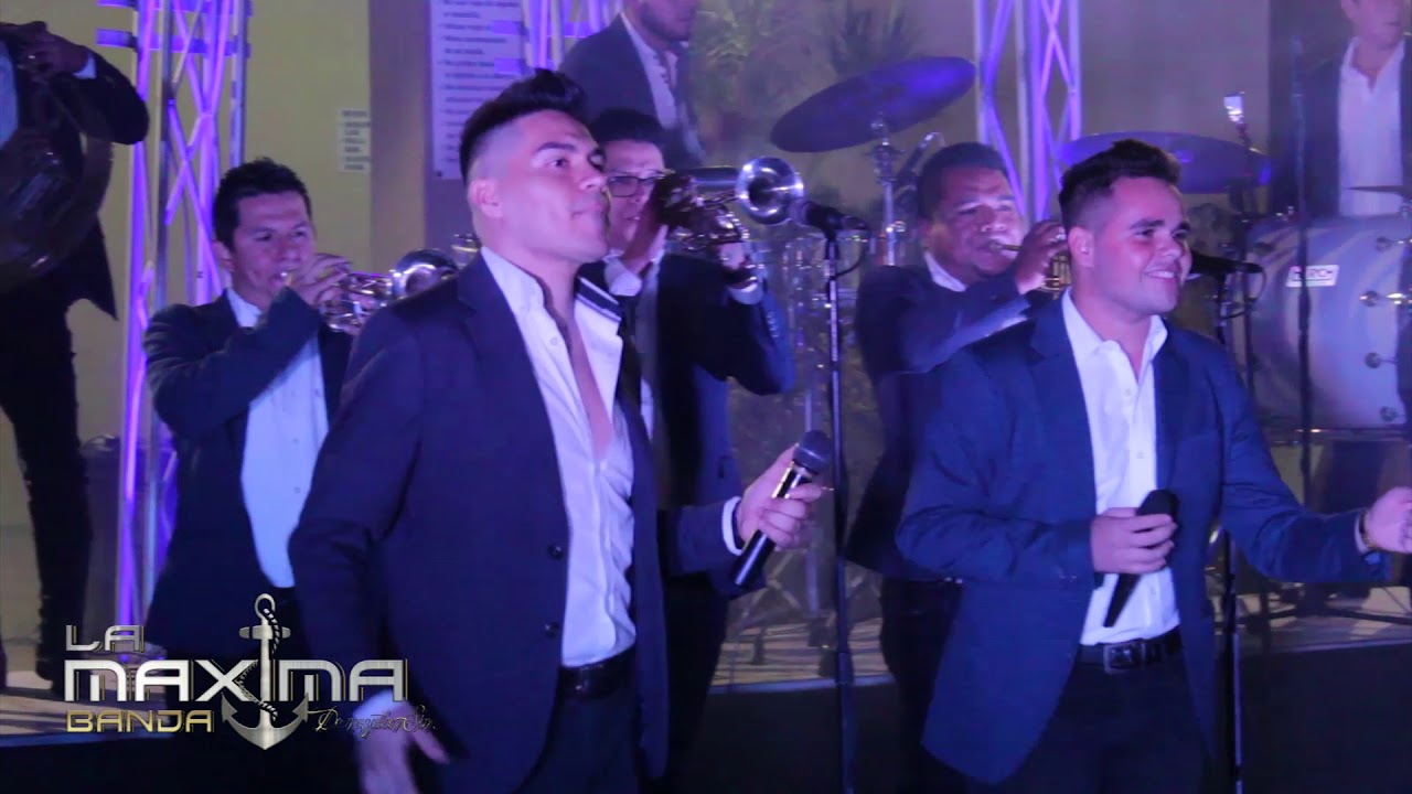 LA MAXIMA BANDA De Mazatlan Sin. - POPURRI DE BALADAS ( En Vivo 2018 )