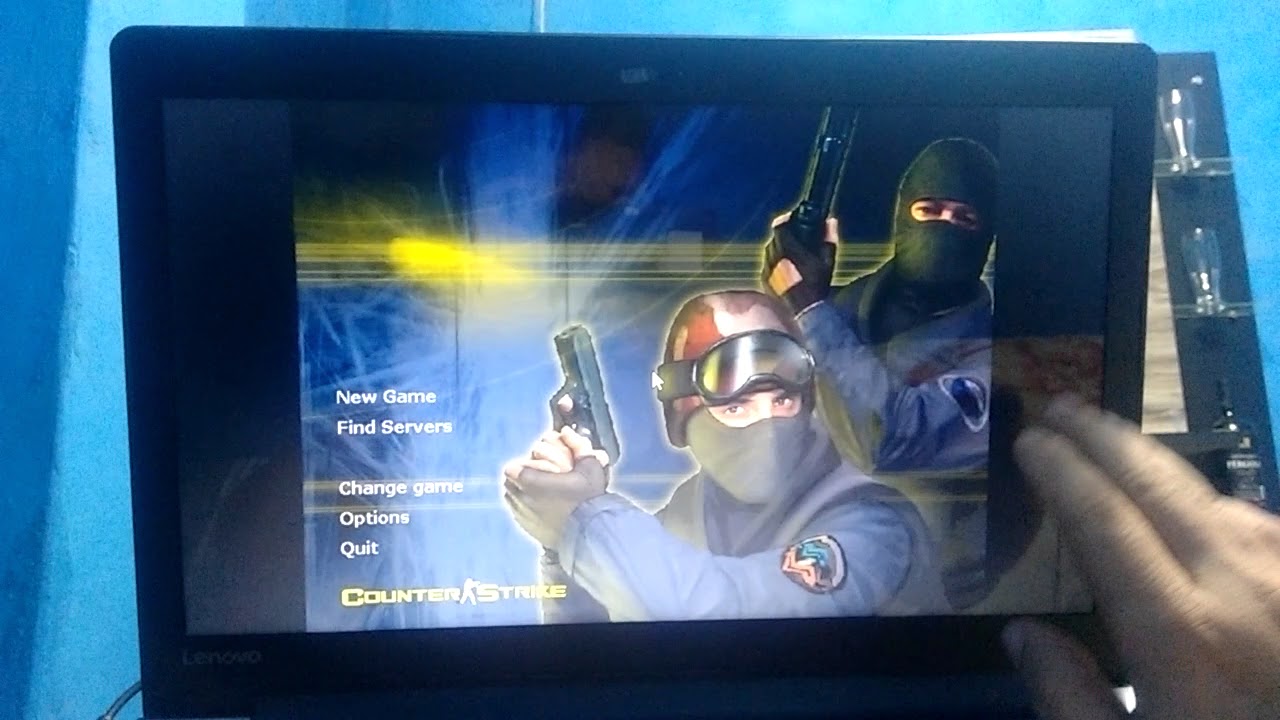 Tela completa para o jogo Counter Strike 1.6