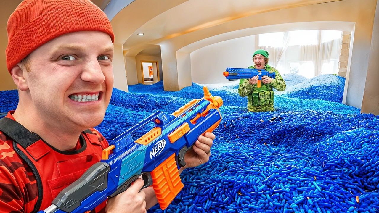 Я превратил свой дом в арену Nerf-войны!