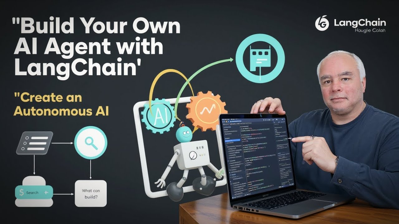 Создание локального ИИ-агента с помощью LangChain — LangChain для начинающих — Часть 5 #ai #langc...