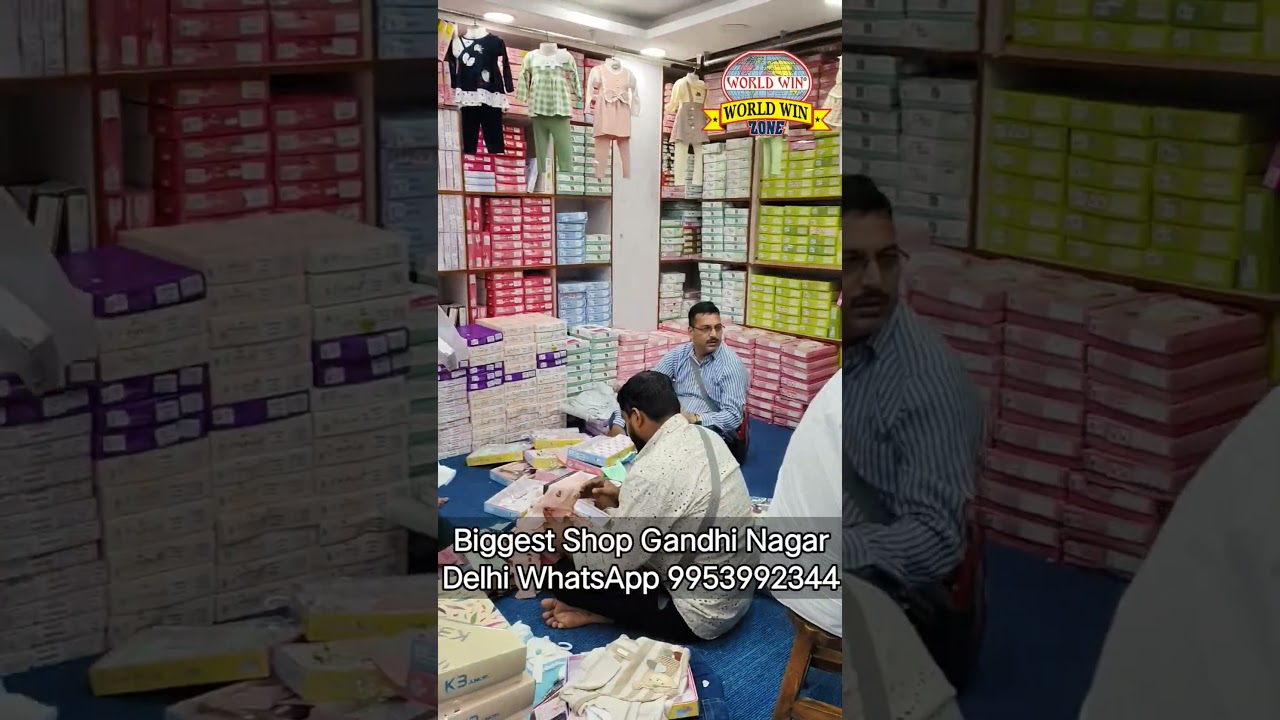 WORLD WIN Biggest Shop in the Gandhi Nagar Market Delhi !  #wholesalemarket #fashion