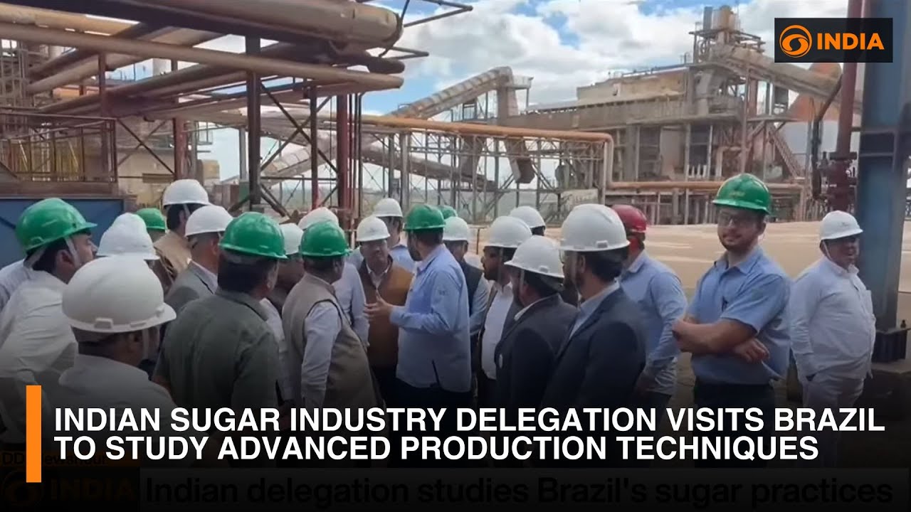 Indian Sugar Industry Delegation Visits Brazil to Study Advanced Production Techniques