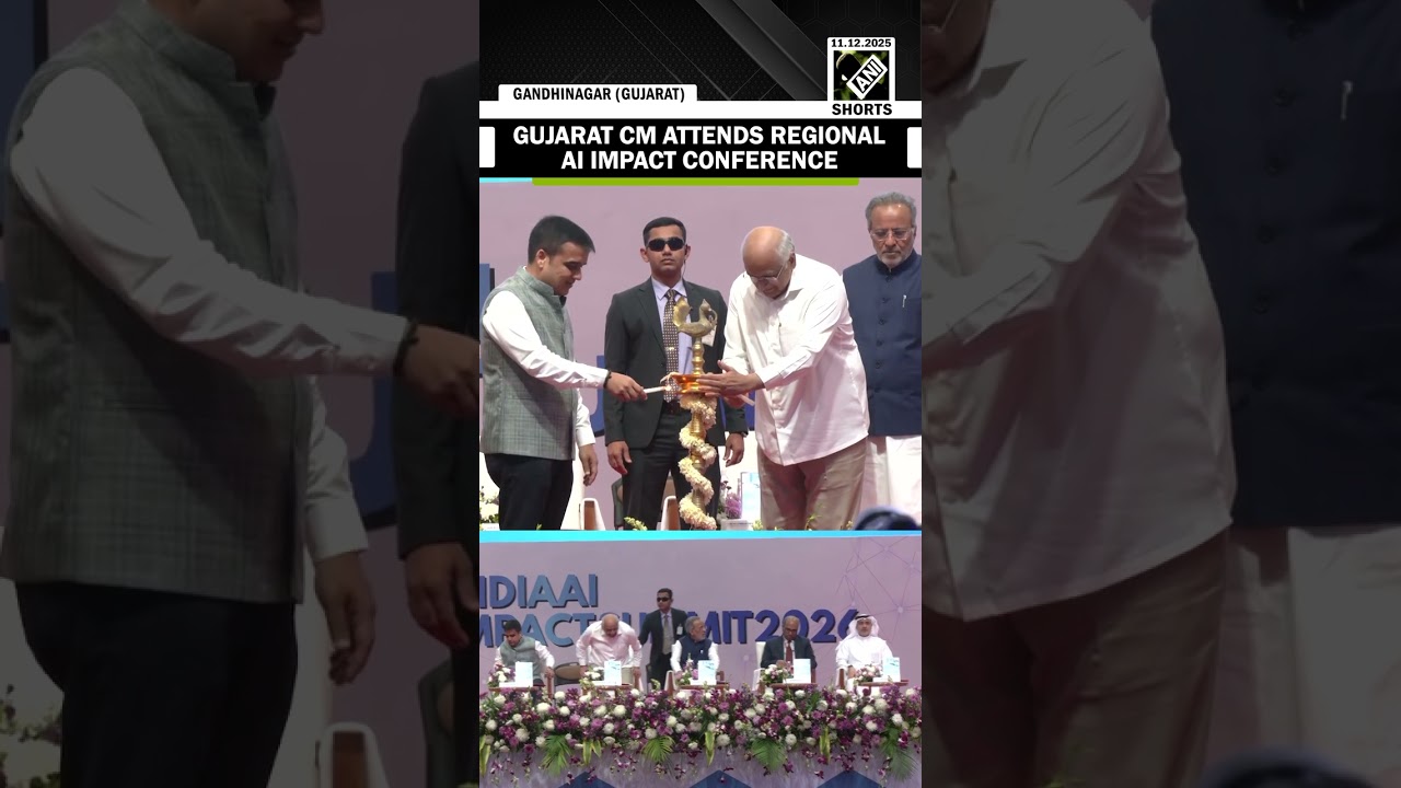 Gujarat Chief Minister Bhupendra Patel attends regional AI impact conference in Gandhinagar