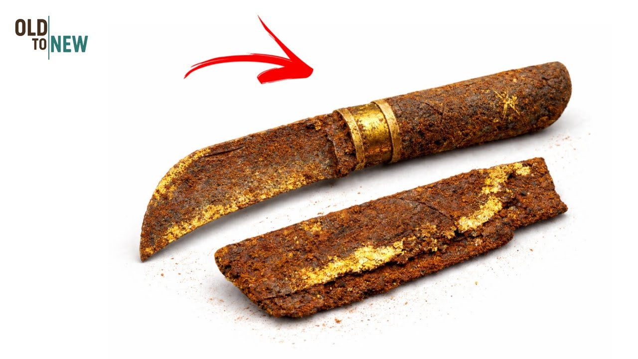 Rebuilding a 50-year-old knife😱🤯
