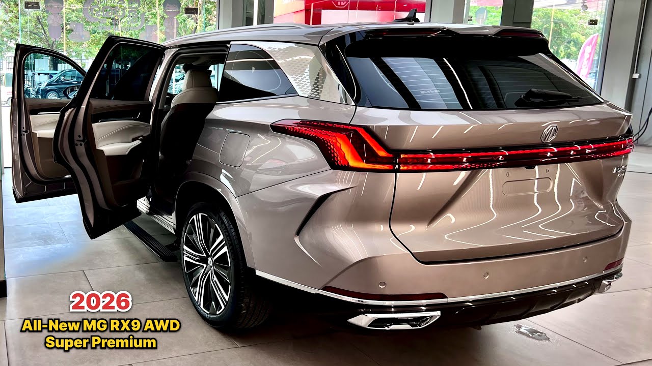Новинка! MG RX9 AWD Premium 2026 года — обновленный экстерьер и интерьер.