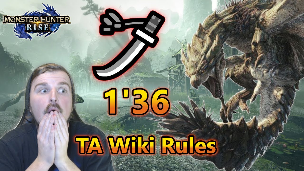 Rathian Speedrun Longsword TA Wiki Rules Monster Hunter Rise (PC)